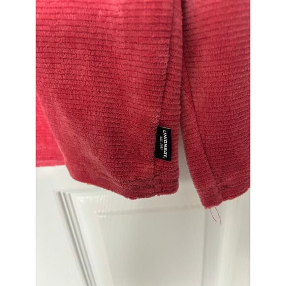 Union Bay Red Velour hoodie pullover size large - Picture 5 of 6